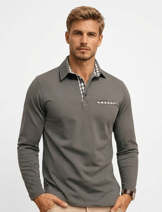 Men's Corporate Polo Shirt | Long Sleeve Collared Polo