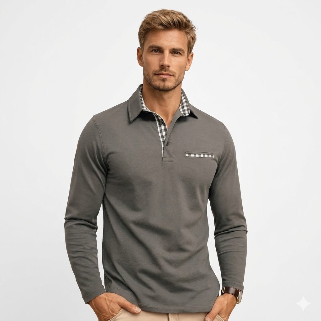 Men's Corporate Polo Shirt | Long Sleeve Collared Polo