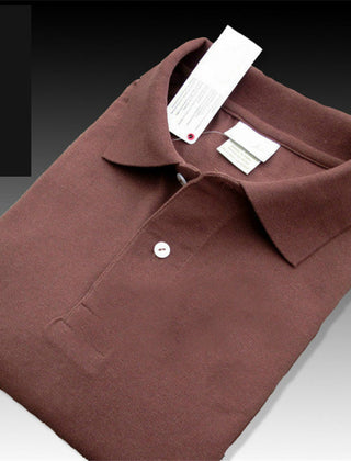 Men's Corporate Polo Shirt | Collar Short Sleeve Button Closure Knit
