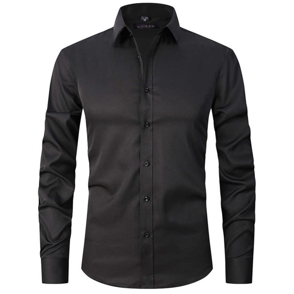 Men's Worker Shirt | Spread Collar Long Sleeve Button Closure
