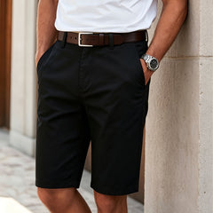Men's Chino Shorts | Straight Fit Cotton Twill Regular