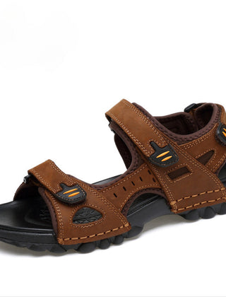 Men's Sandals | Open Toe Adjustable Strap Leather