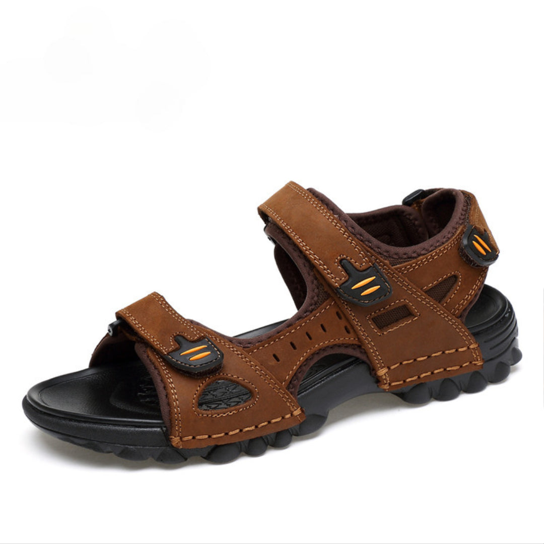 Men's Sandals | Open Toe Adjustable Strap Leather