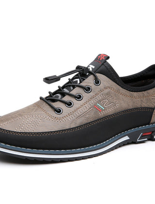 Men's Casual Shoe | Lace-Up Leather Round Toe