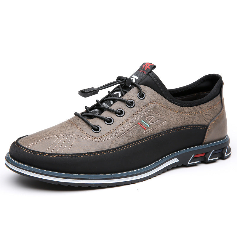 Men's Casual Shoe | Lace-Up Leather Round Toe