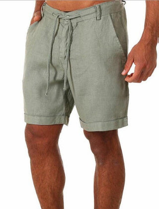 Men's Tailored Shorts | Relaxed Fit Linen Drawstring