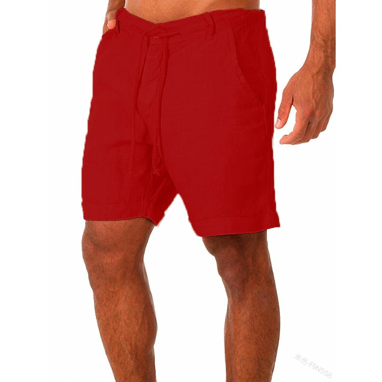 Men's Tailored Shorts | Relaxed Fit Linen Drawstring