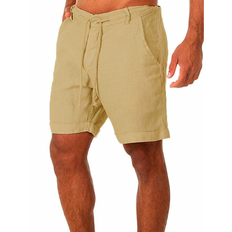 Men's Tailored Shorts | Relaxed Fit Linen Drawstring