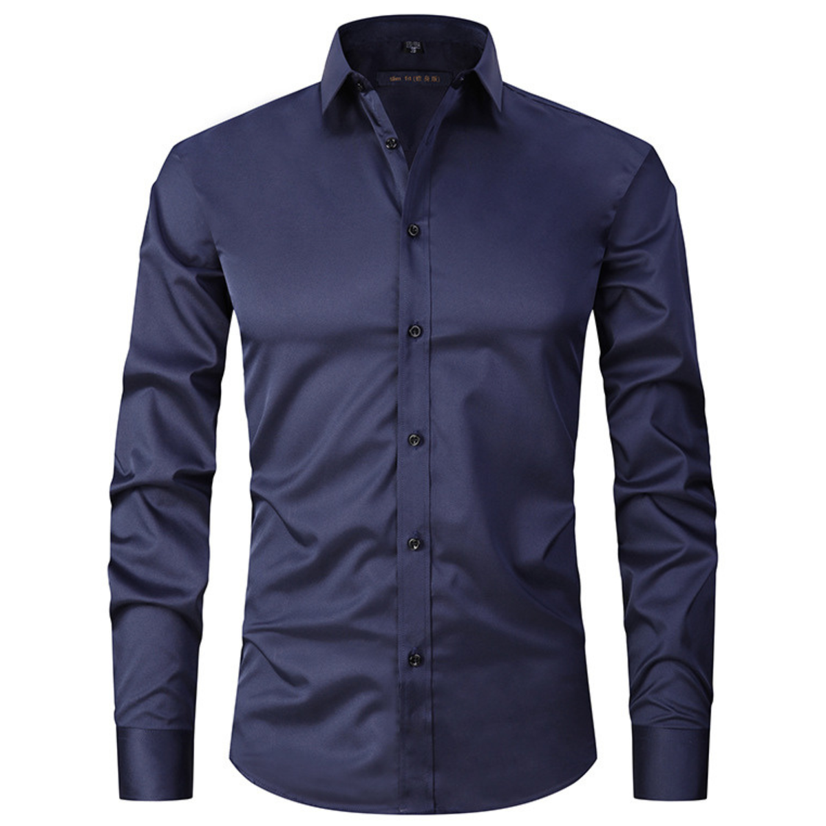 Men's Worker Shirt | Spread Collar Long Sleeve Button Closure