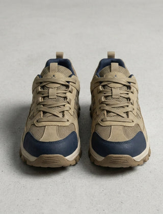 Tan / Navy