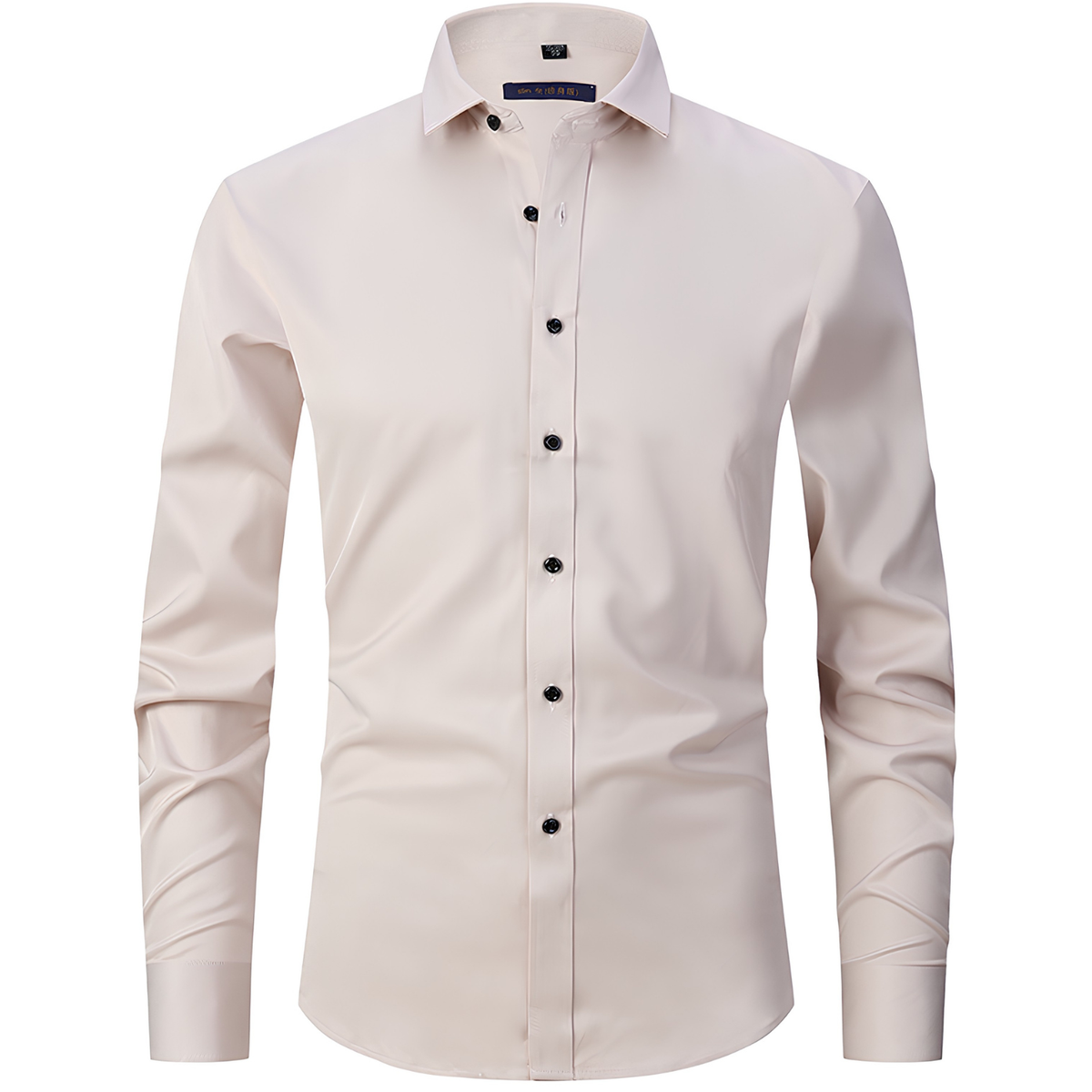 Men's Worker Shirt | Spread Collar Long Sleeve Button Closure