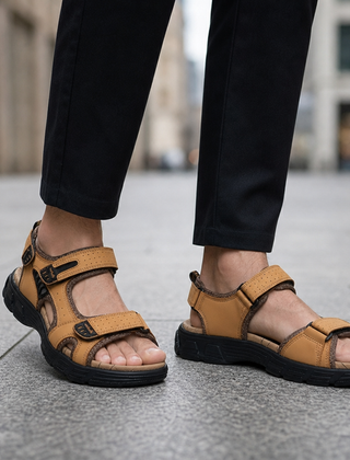 Santa Margherita Adjustable Sport Sandals in Yellow