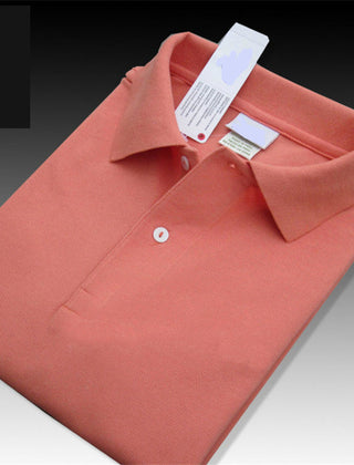 Men's Corporate Polo Shirt | Collar Short Sleeve Button Closure Knit