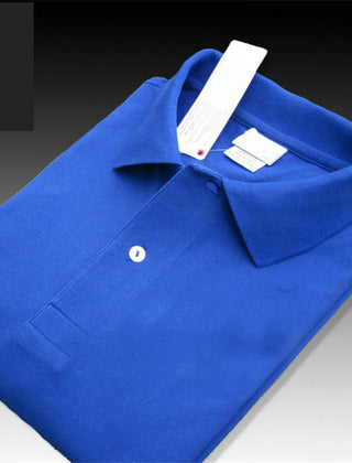 Men's Corporate Polo Shirt | Collar Short Sleeve Button Closure Knit