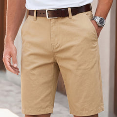 Men's Chino Shorts | Straight Fit Cotton Twill Regular