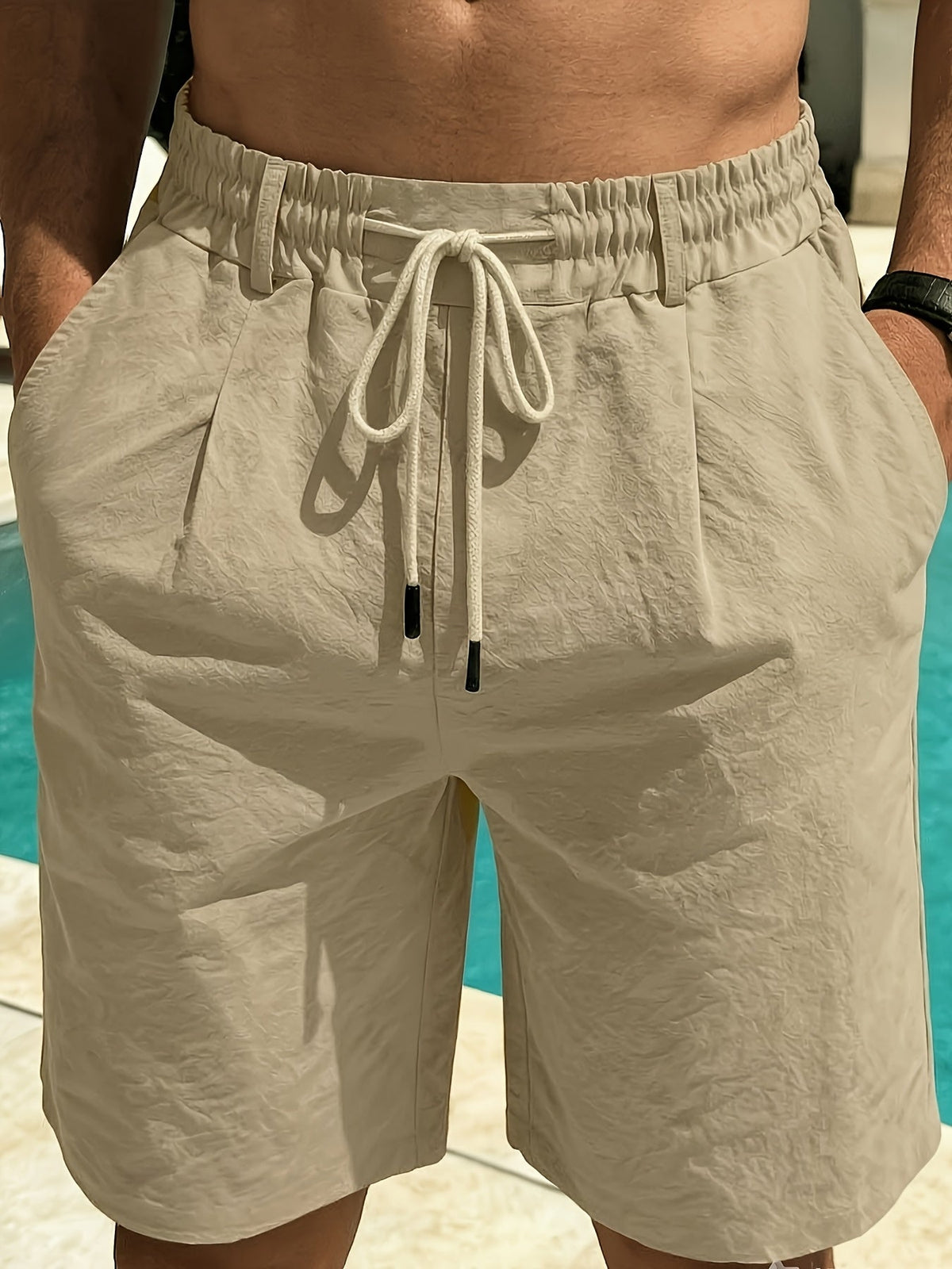 Men's Board Shorts | Relaxed Fit Drawstring Closure Side Pockets