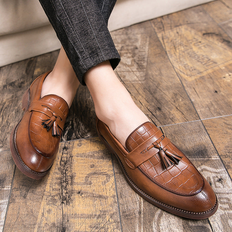 Men's Shoes Loafer | Tassel Slip-On Leather Flat
