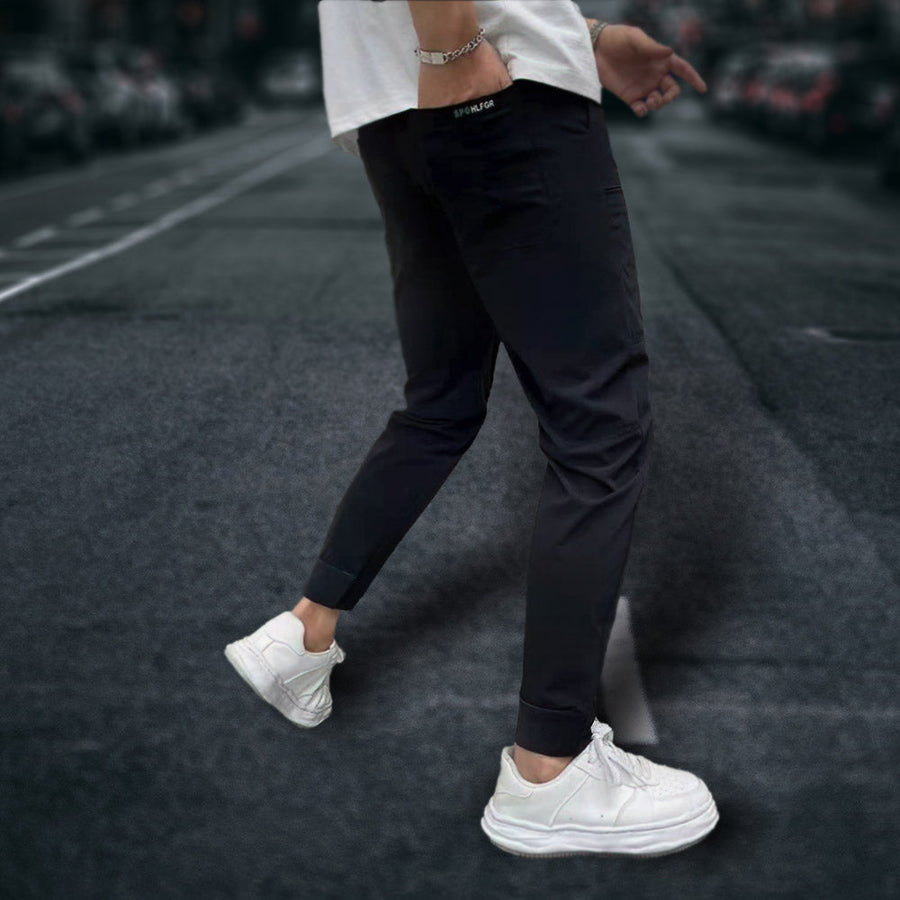 Men's Cargo Pants | Tapered Ankle Stretch Fit Multiple Pockets