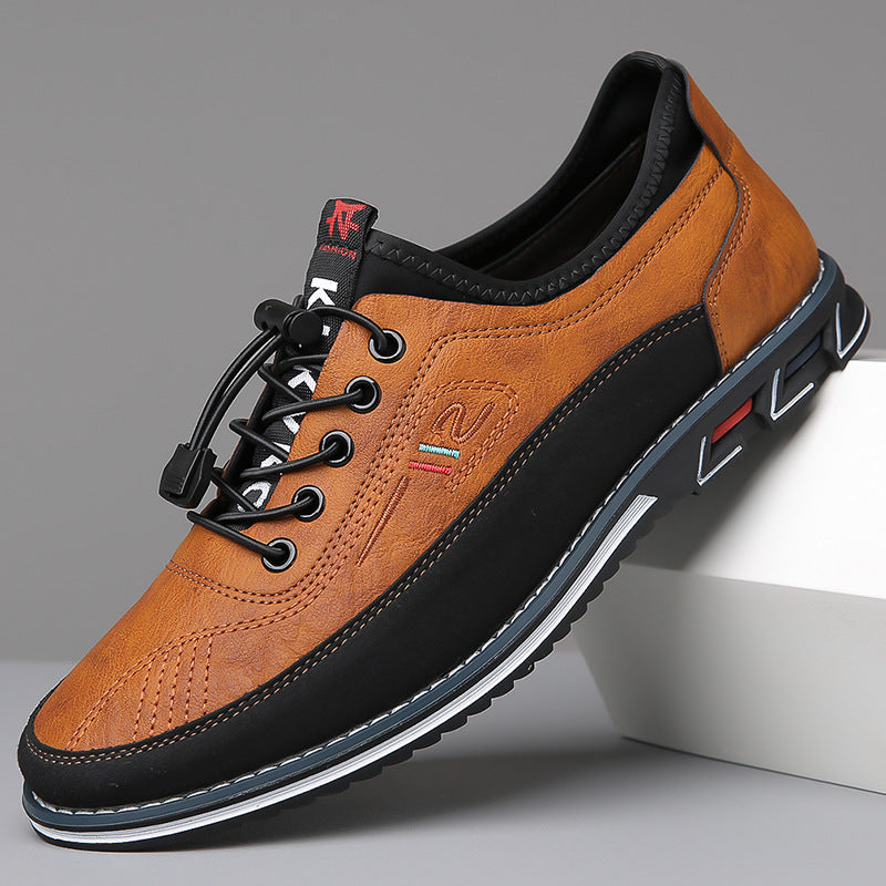 Men's Casual Shoe | Lace-Up Leather Round Toe