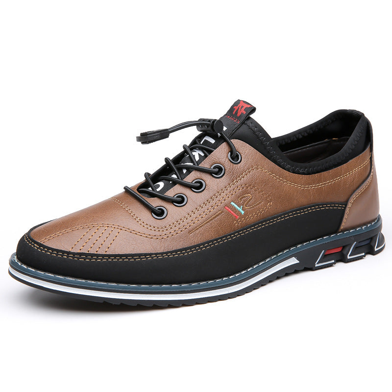 Men's Casual Shoe | Lace-Up Leather Round Toe