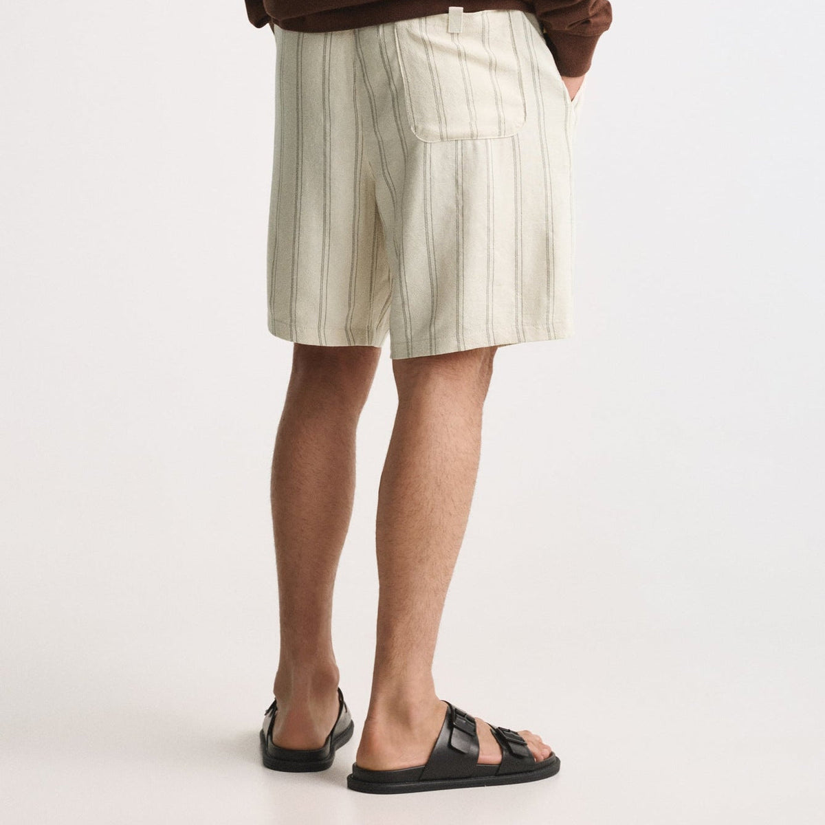 Men's Tailored Shorts | Relaxed Fit Elastic Waist Drawstring