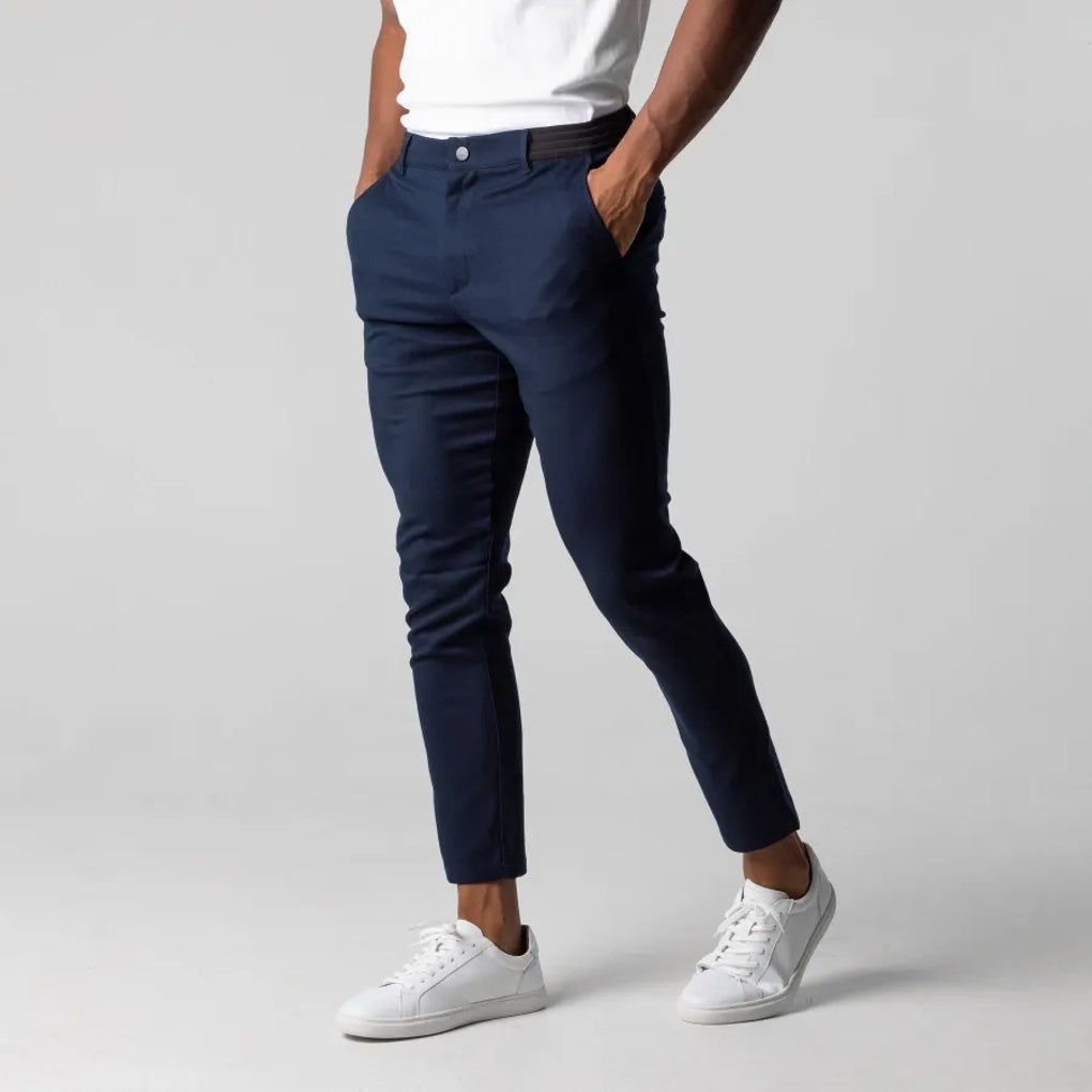 Men's Chino | Regular Fit Straight Leg Zip Fly Button Closure