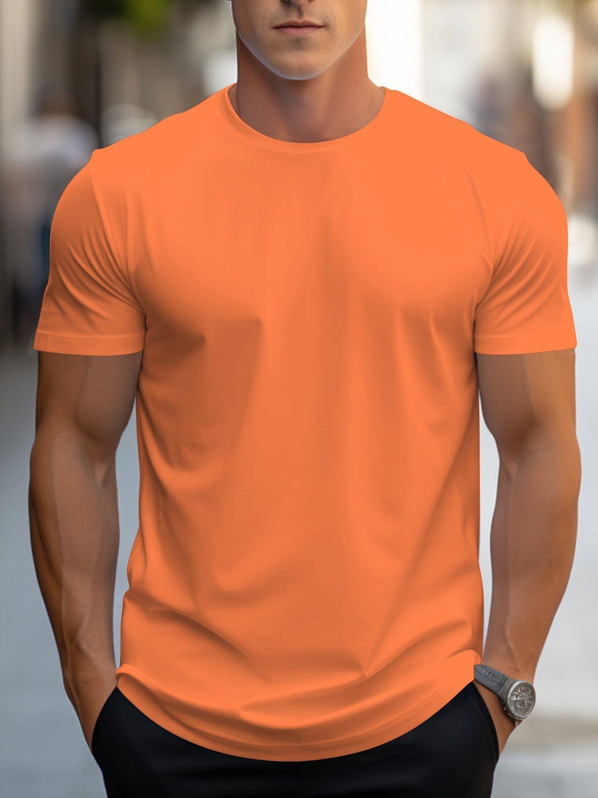 Men's T Shirt | Crew Neck Short Sleeve Knit