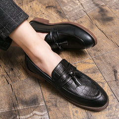Men's Shoes Loafer | Tassel Slip-On Leather Flat