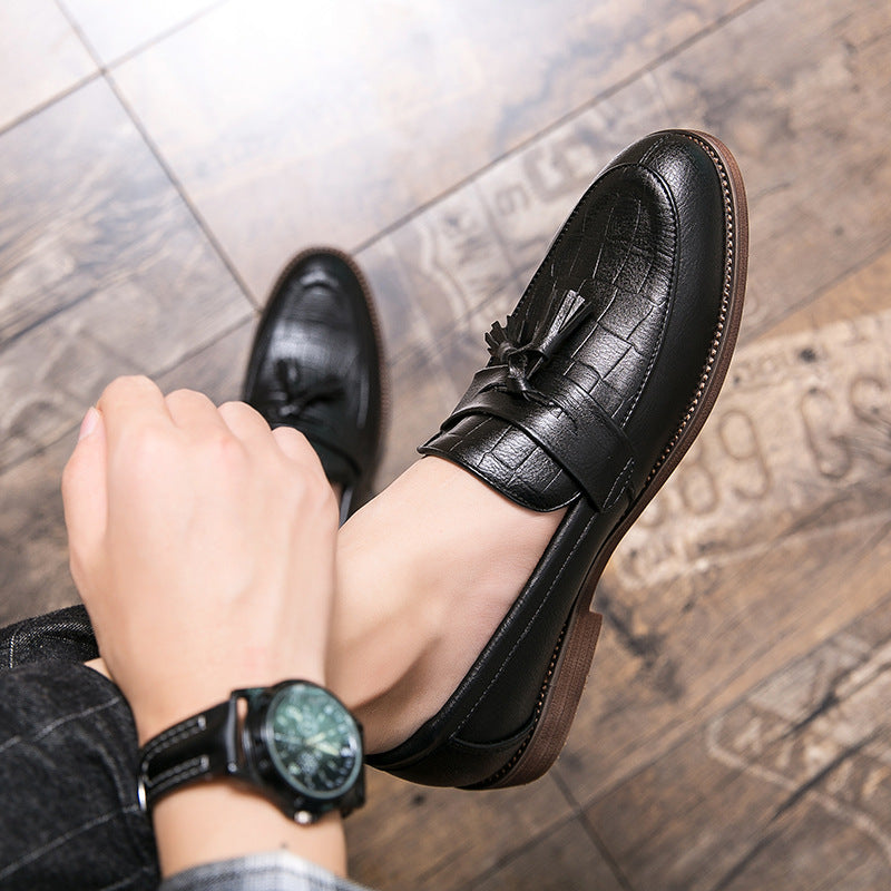 Men's Shoes Loafer | Tassel Slip-On Leather Flat
