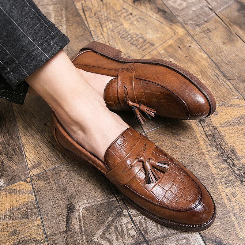 Men's Shoes Loafer | Tassel Slip-On Leather Flat