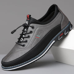 Men's Casual Shoe | Lace-Up Leather Round Toe