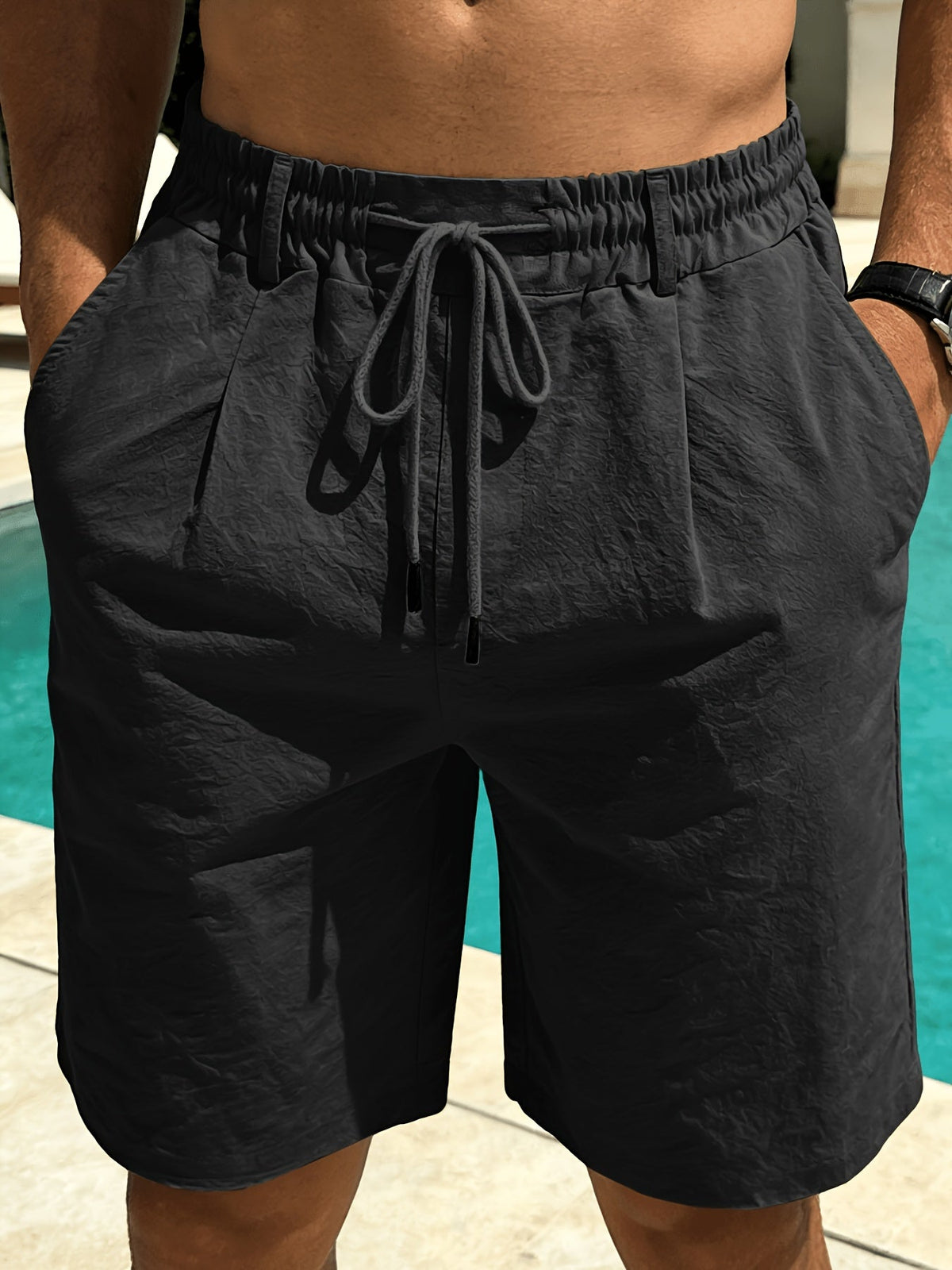 Men's Board Shorts | Relaxed Fit Drawstring Closure Side Pockets