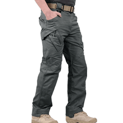 Men's Black Short Cargo Pants | Relaxed Fit Multi-Pocket Durable
