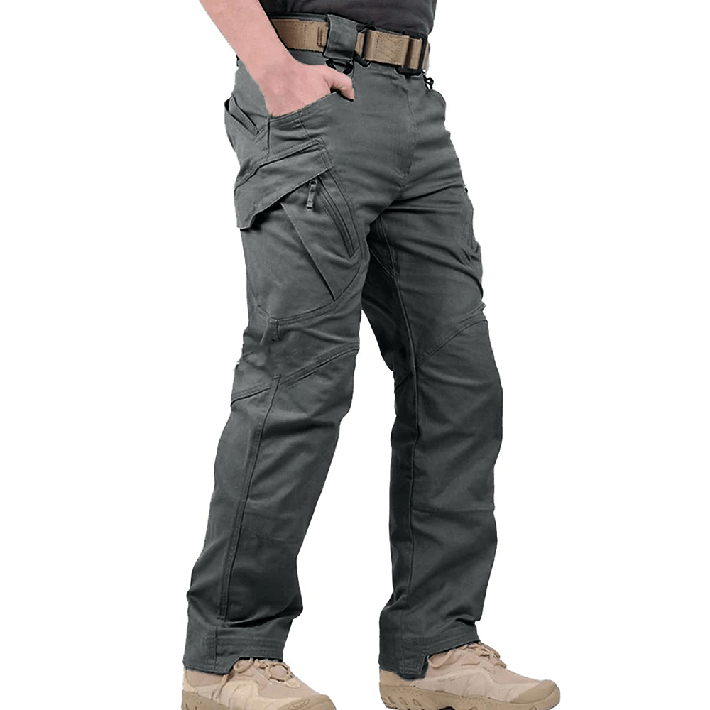 Men's Black Short Cargo Pants | Relaxed Fit Multi-Pocket Durable