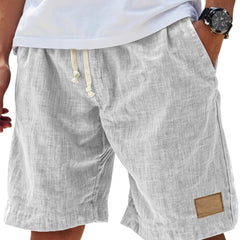 Men's Linen Shorts | Relaxed Fit Drawstring Denim