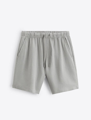 Men's Tailored Shorts | Relaxed Fit Elastic Waist Drawstring