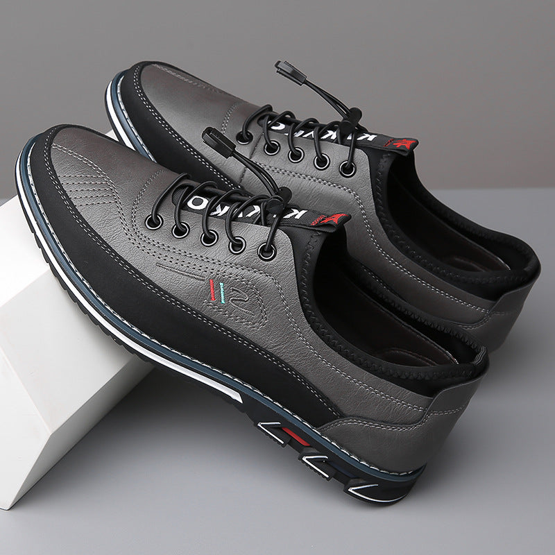 Men's Casual Shoe | Lace-Up Leather Round Toe