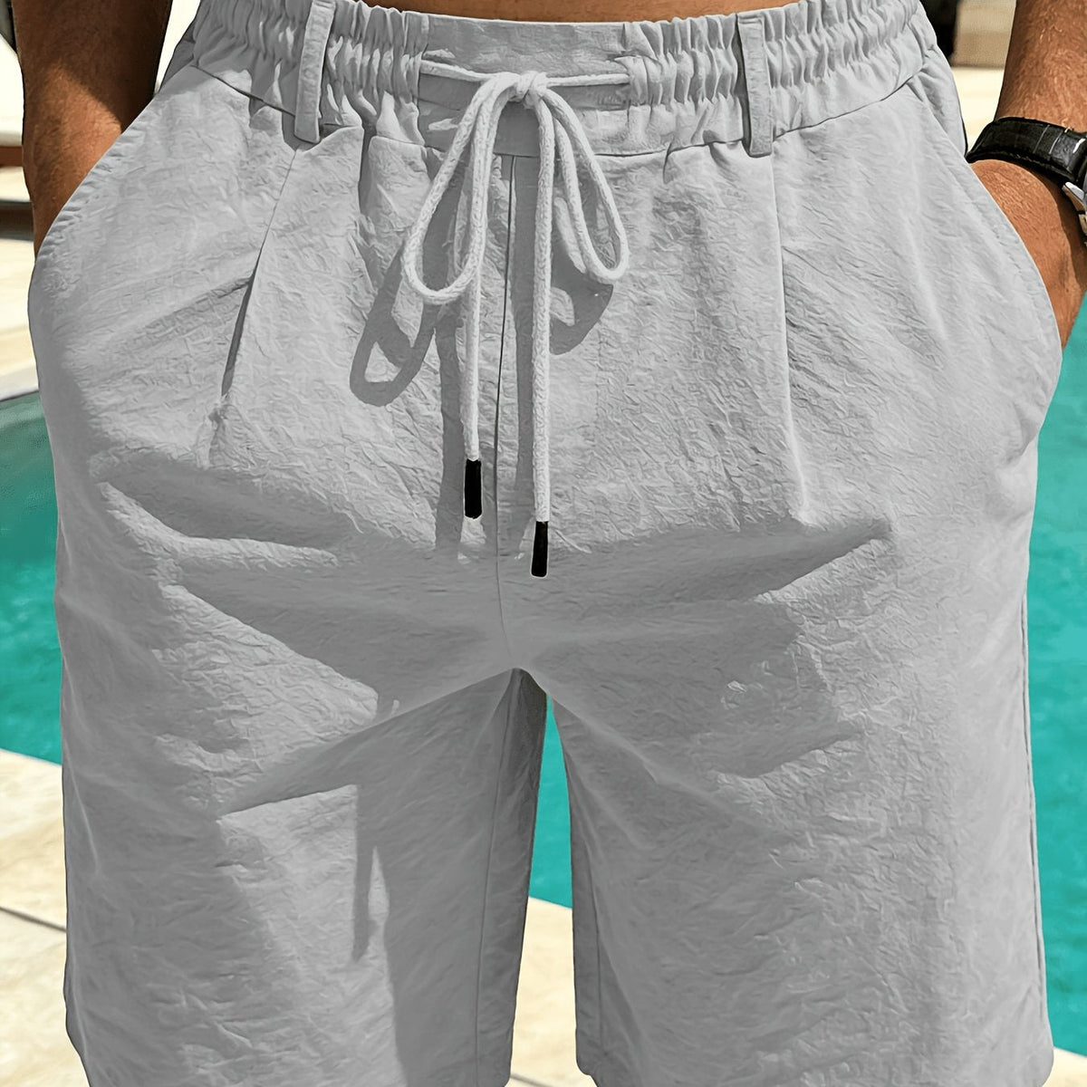 Men's Board Shorts | Relaxed Fit Drawstring Closure Side Pockets