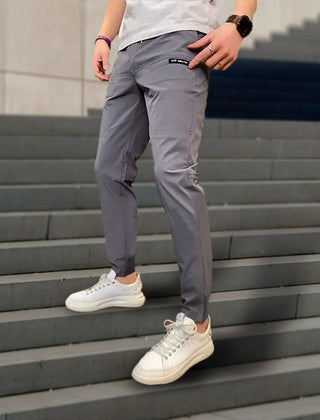 Men's Cargo Pants | Tapered Ankle Stretch Fit Multiple Pockets
