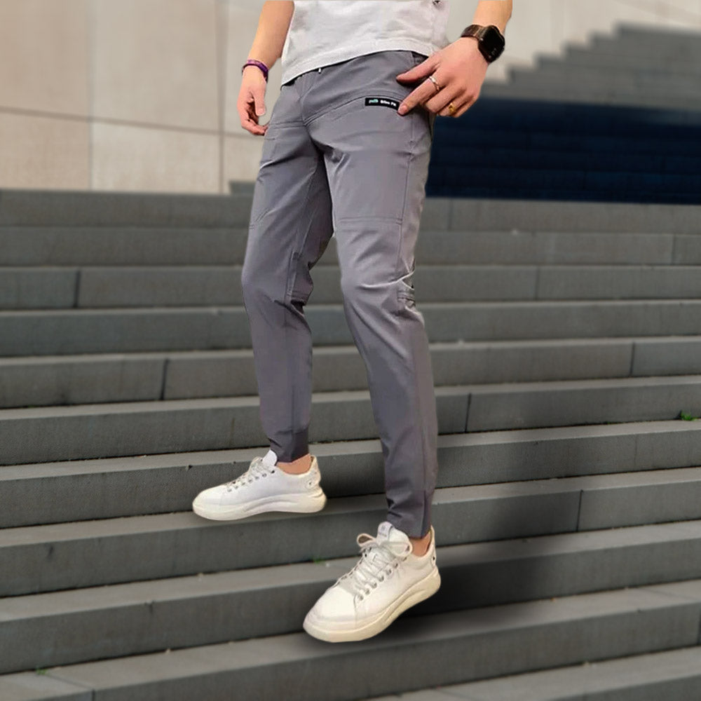 Men's Cargo Pants | Tapered Ankle Stretch Fit Multiple Pockets