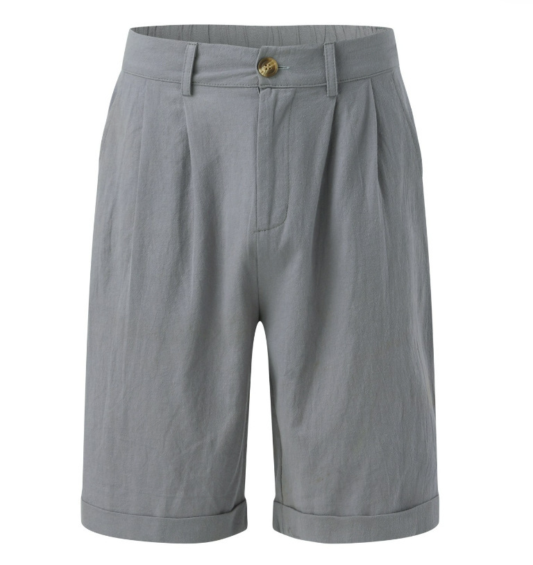 Men's Chino | Pleated Tailored Regular Fit Rolled Hem