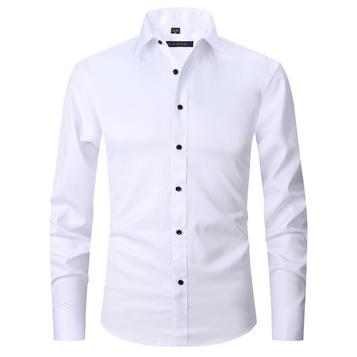 Men's Worker Shirt | Spread Collar Long Sleeve Button Closure