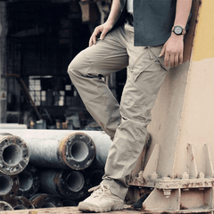Men's Black Short Cargo Pants | Relaxed Fit Multi-Pocket Durable