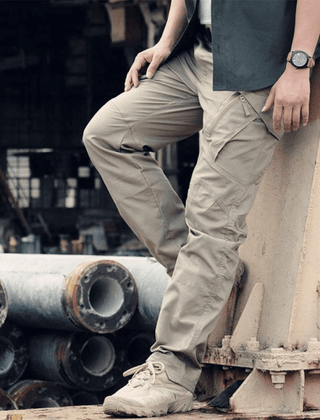 Men's Black Short Cargo Pants | Relaxed Fit Multi-Pocket Durable