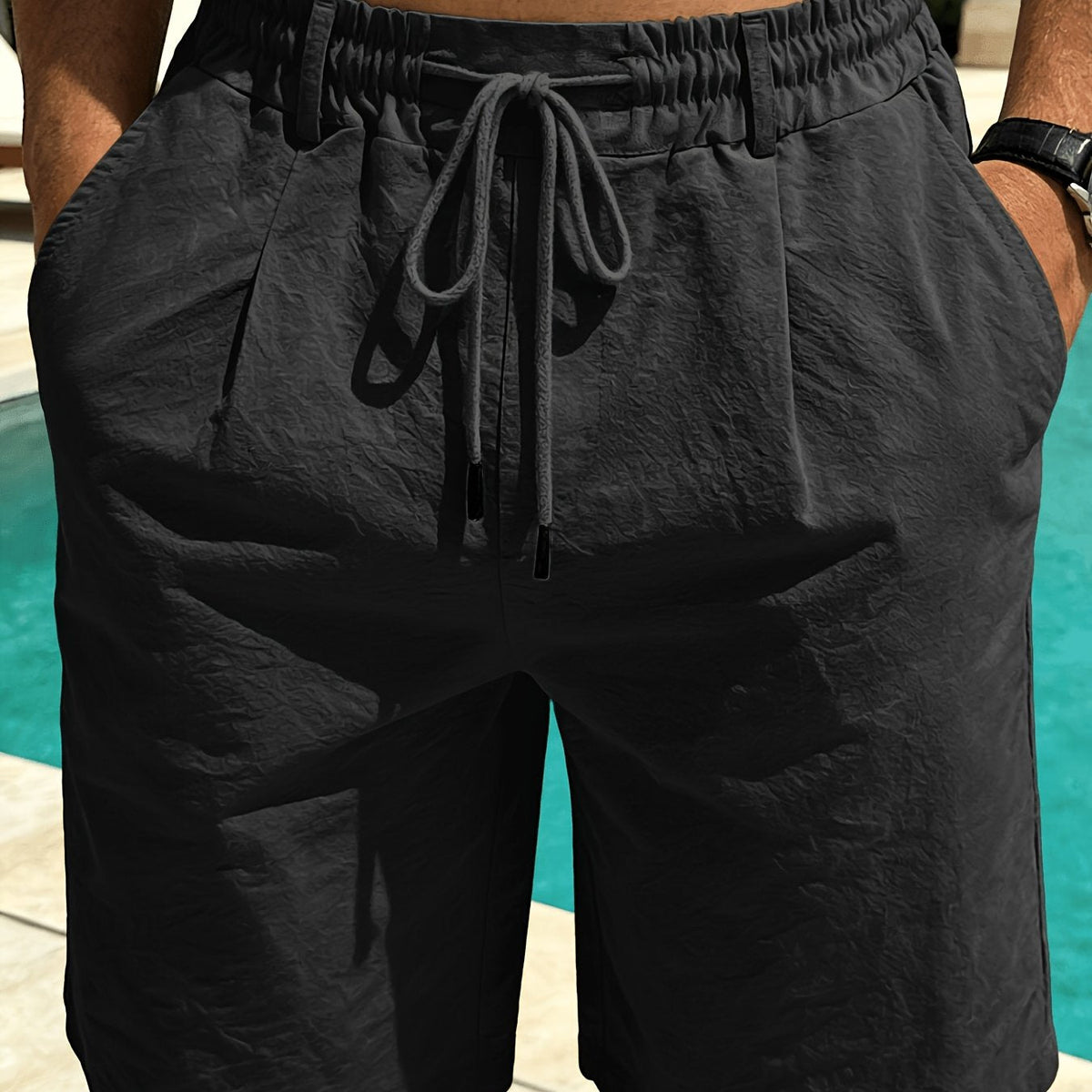Men's Board Shorts | Relaxed Fit Drawstring Closure Side Pockets