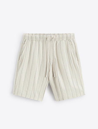 Men's Tailored Shorts | Relaxed Fit Elastic Waist Drawstring