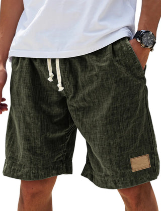Men's Linen Shorts | Relaxed Fit Drawstring Denim