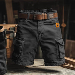 Men's Cargo Shorts | Denim Cargo Pockets Belt