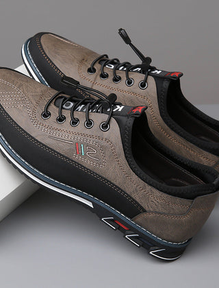 Men's Casual Shoe | Lace-Up Leather Round Toe