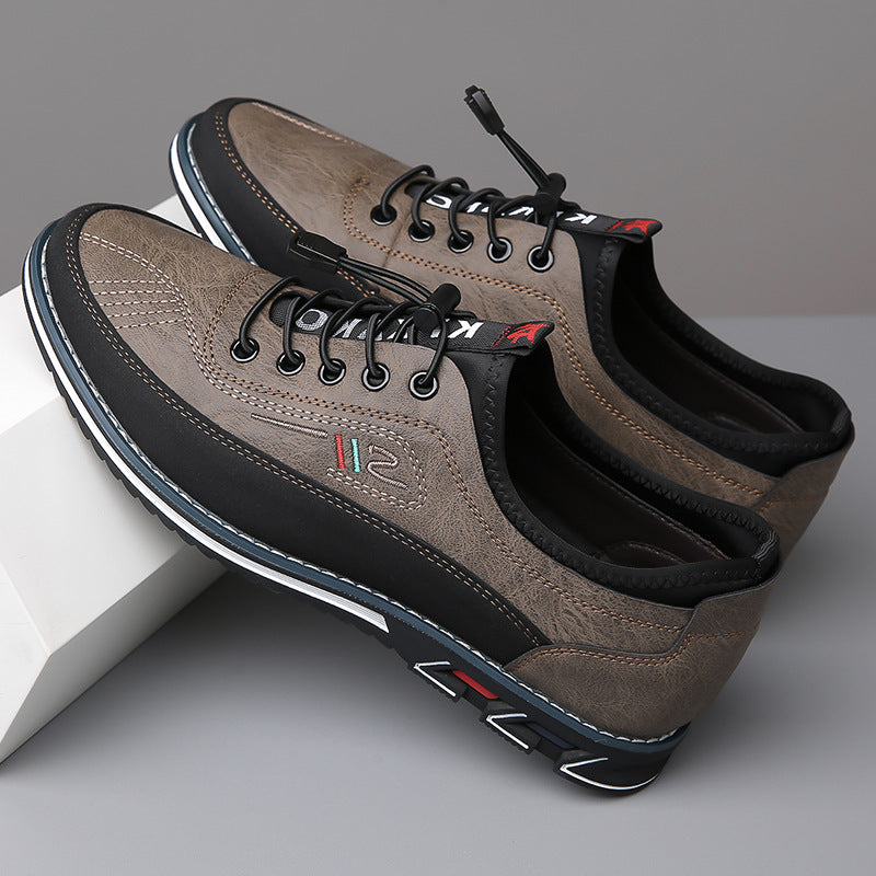 Men's Casual Shoe | Lace-Up Leather Round Toe